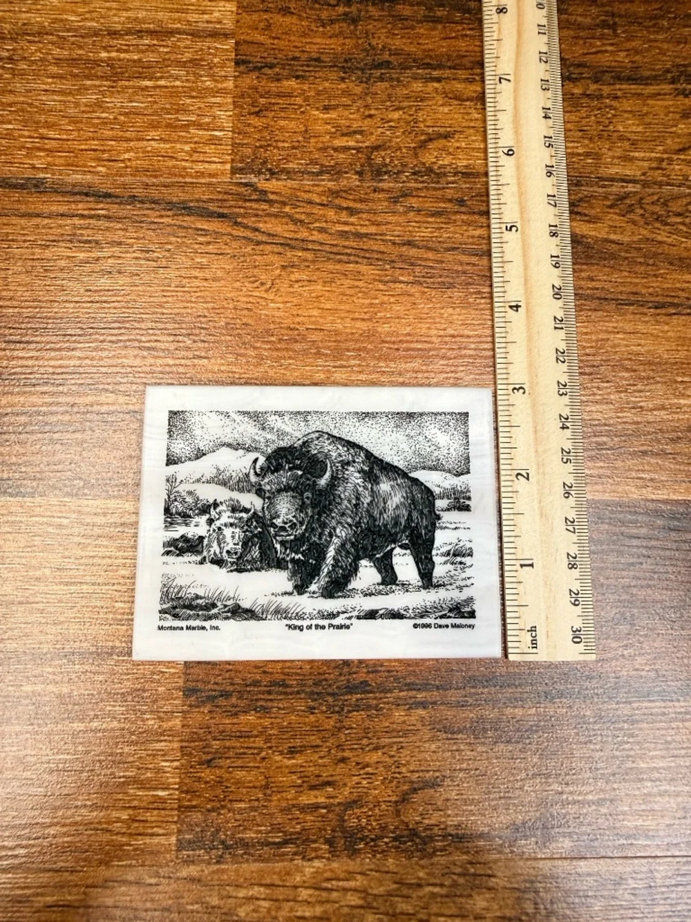 MONTANA MARBLE, INC. 1996 Dave Maloney “King of the Prairie” Tile